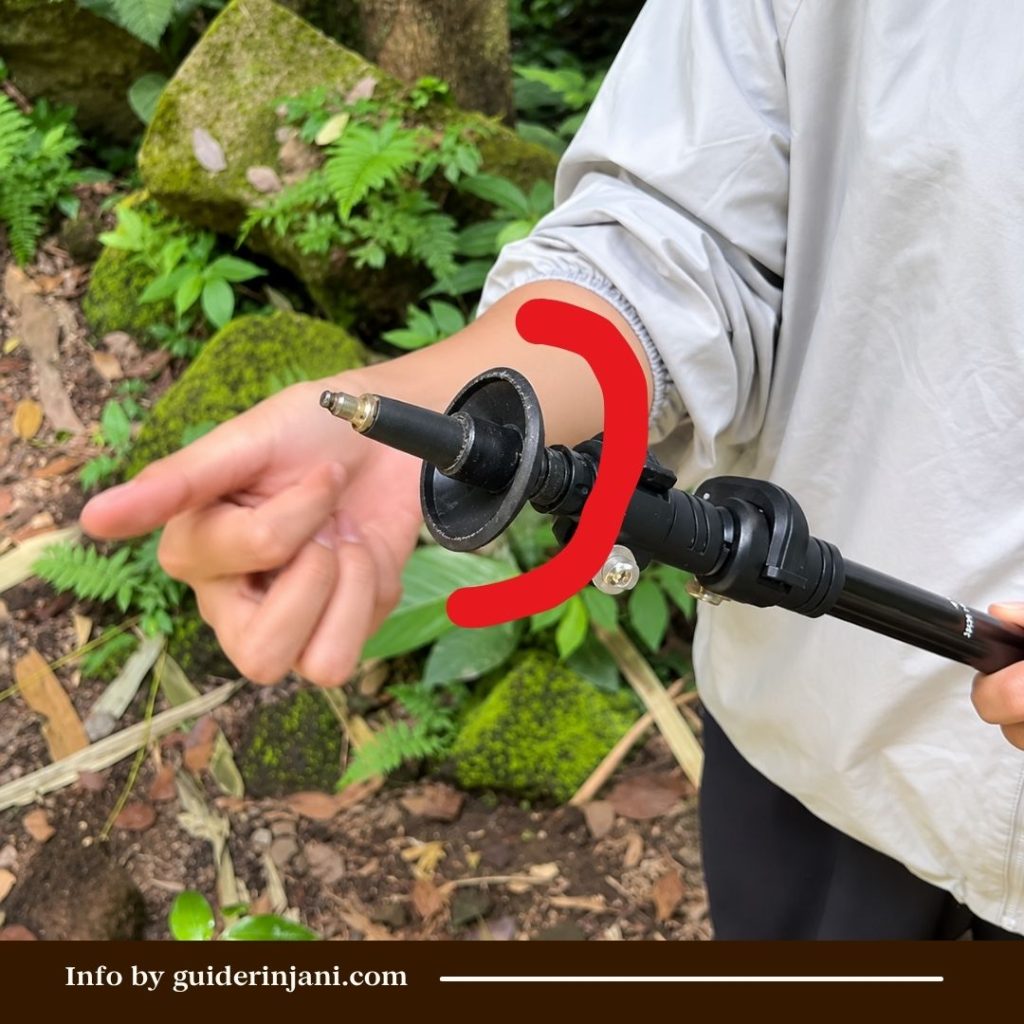How to Use Trekking Poles on Mount Rinjani