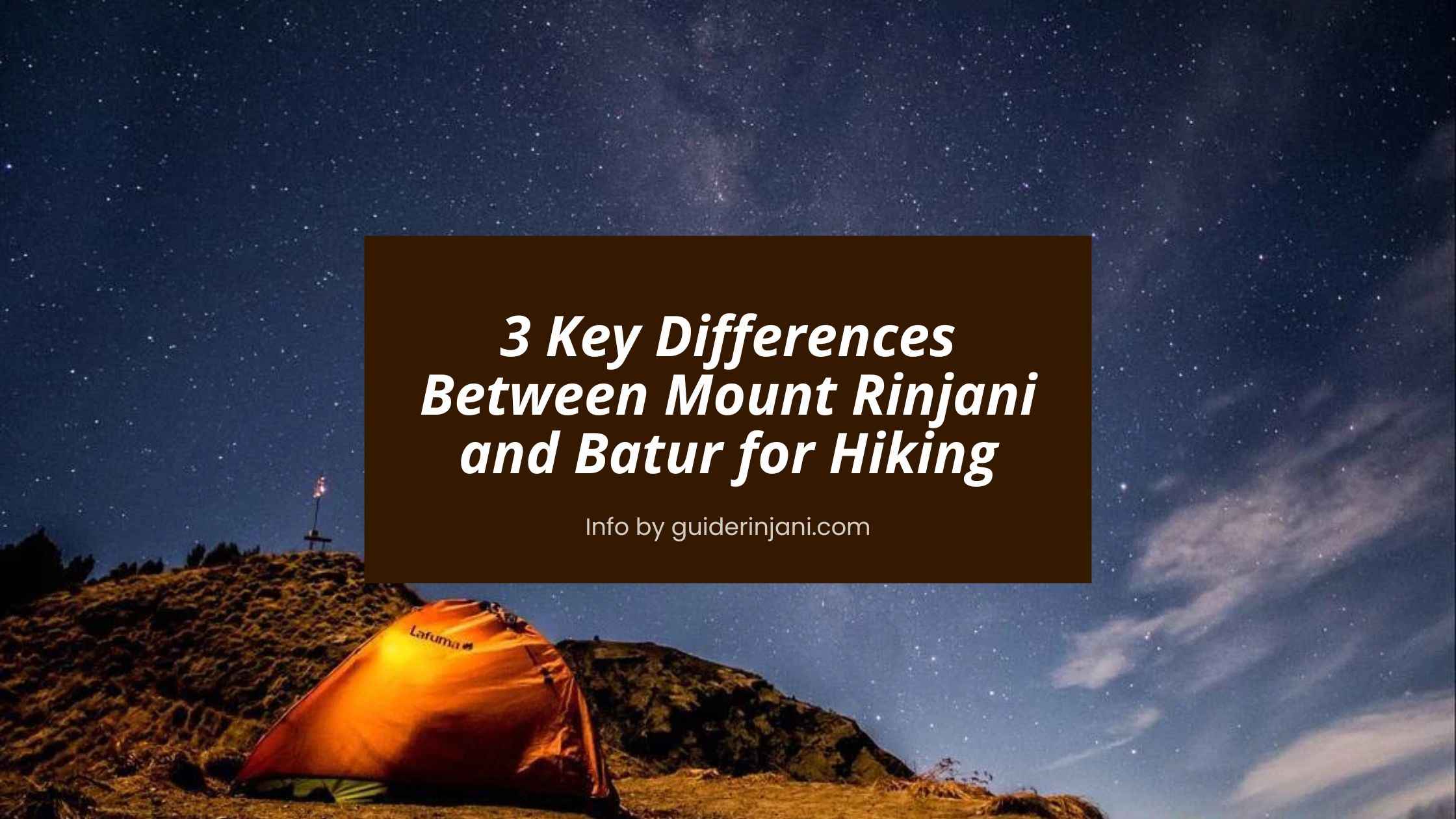 Mount Rinjani vs Mount Batur