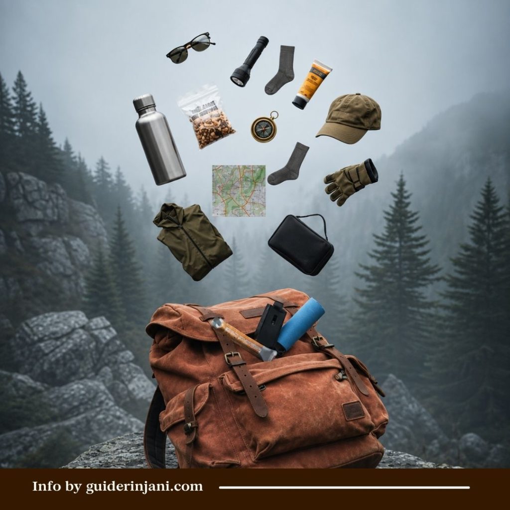 The Principle of Mount Rinjani Trekking Pack Smart, Suffer Less
